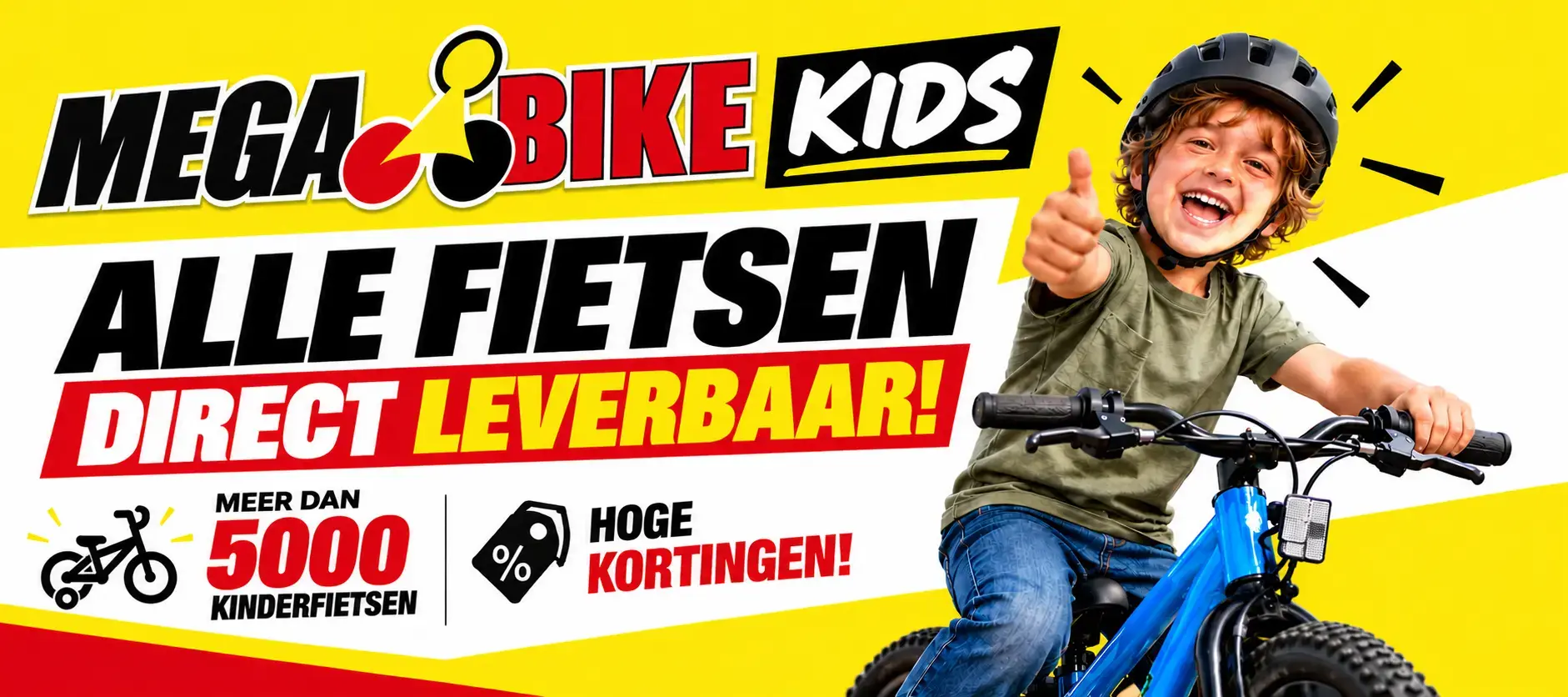 Mega Bike Kids &ndash; Fietsen Direct Leverbaar