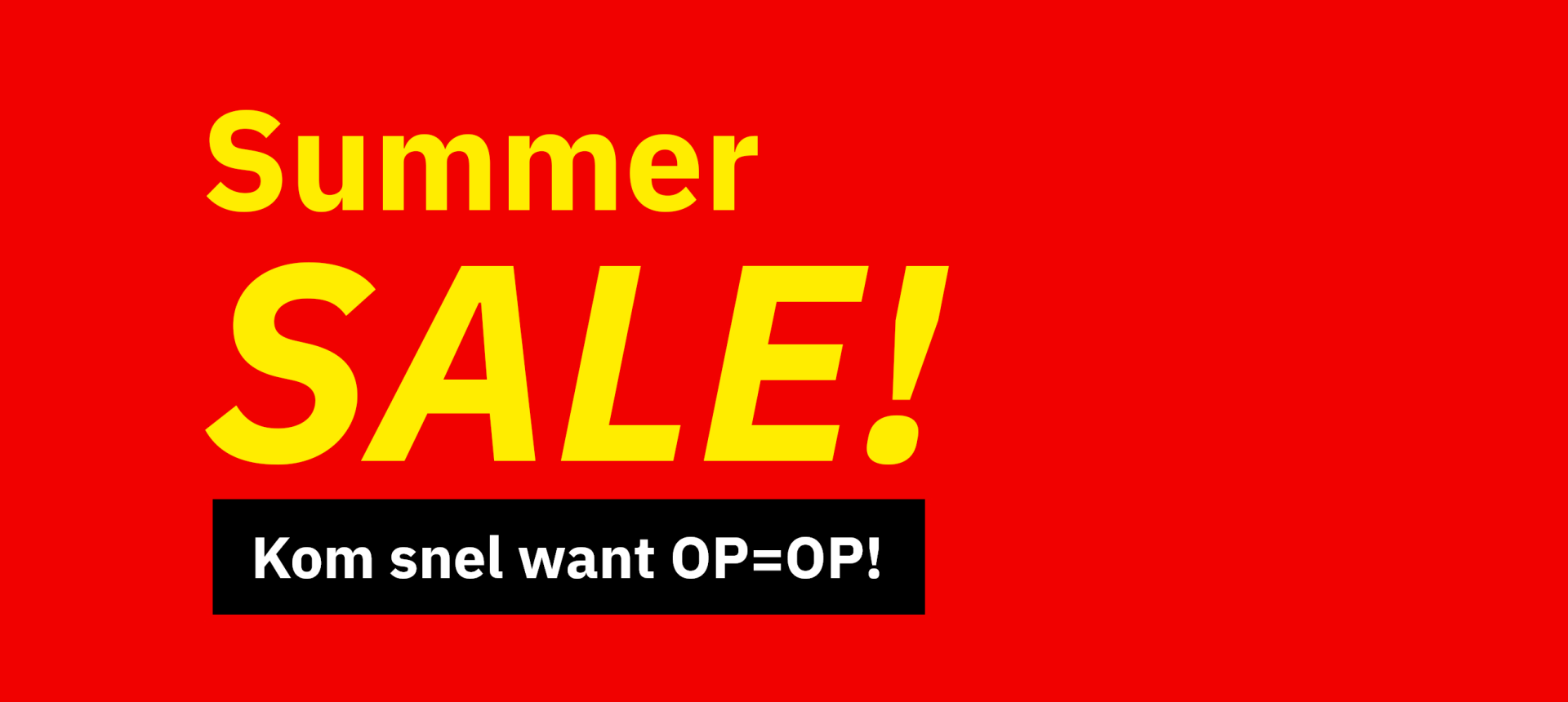 Summer sale